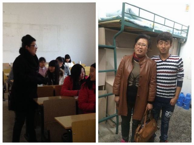 “吴妈妈”和学生在一起